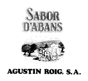 Imagen de SABOR D\'ABANS AGUSTIN ROIG, S.A