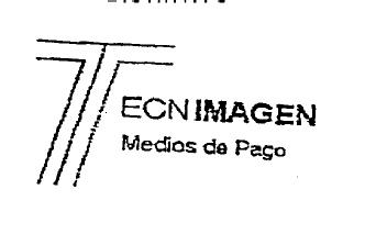 Imagen de TECNIMAGEN MEDIOS DE PAGO
