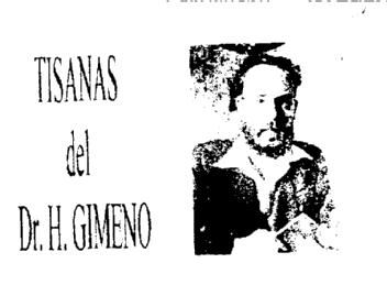 Imagen de TISANAS DEL DR. H. GIMENO
