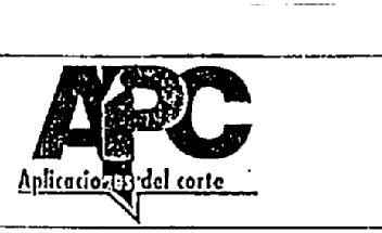 Imagen de APC APLICACIONES DEL CORTE