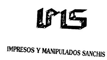 Imagen de IMS IMPRESOS Y MANIPULADOS SANCHIS
