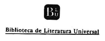 Imagen de BLU BIBLIOTECA DE LITERATURA UNIVERSAL