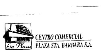 Imagen de CENTRO COMERCIAL PLAZA STA. BARBARA S.A. LA PLAZA