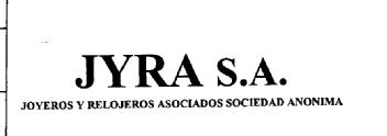 Imagen de JYRA S.A. JOYEROS Y RELOJEROS ASOCIADOS SOCIEDAD ANONIMA