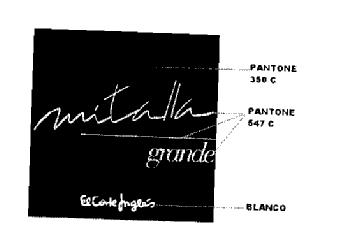 Imagen de MITALLA GRANDE EL CORTE INGLES