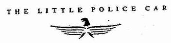 Imagen de THE LITTLE POLICE CAR