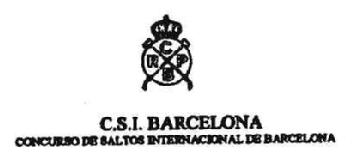 Imagen de RCPB C.S.I. BARCELONA CONCURSO DE SALTOS INTERNACIONAL DE BARCELONA