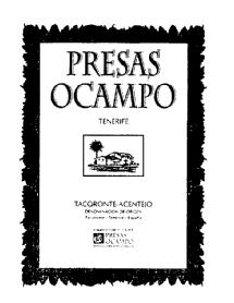 Imagen de PRESAS OCAMPO TENERIFE TACORONTE-ACENTEJO