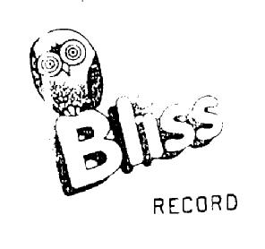 Imagen de BLISS RECORD