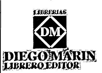 Imagen de LIBRERIAS DM DIEGO MARIN LIBRERO EDITOR