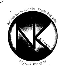 Imagen de NK DISEÑO ARTESANIA EN ROCALLA. DISEÑO EXCLUSIVO