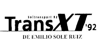 Imagen de TRANSXT'92 SOLTRANSPORT 92 DE EMILIO SOLE RUIZ