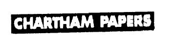 Imagen de CHARTHAM PAPERS