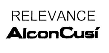 Imagen de RELEVANCE ALCON CUSI
