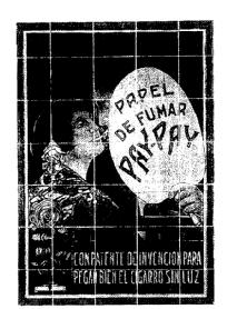 Imagen de PAPEL DE FUMAR PAY-PAY CON PATENTE DE INVENCION PARA PEGAR BIEN EL CIGARRO SIN LUZ