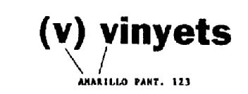 Imagen de (V) VINYETS