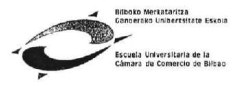 Imagen de BILBOKO MERKATARITZA GANBERAKO UNIBERTSITATE ESKOLA ESCUELA UNIVERSITARIA DE LA CAMARA DE COMERCIO DE BILBAO