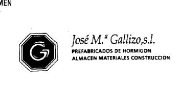 Imagen de G JOSE M. GALLIZO, S.L. PREFABRICADOS DE HORMIGON ALMACEN MATERIALES CONSTRUCCION