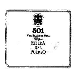 Imagen de 501 VINO BLANCO DE MESA NATURAL RIBERA DEL PUERTO