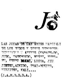 Imagen de LAS JOYAS DE LAS ARTES MARCIALES, DE LOS BUDOS Y DE SUS DEPORTES DERIVADOS Y/O AFINES (KARATE-DO, JUDO, TAEKWONDO, WUSHU, KUNGFU, KENPO, BOXEO, LUCHA, JIU JITSU, AIKIDO, THAI-BOXING, MINJITSU, KALI...) (J.A.M.B.D.D.A.)