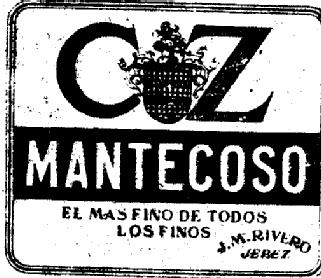 Imagen de C Z MANTECOSO EL MAS FINO DE TODOS LOS FINOS J.M. RIVERO JEREZ