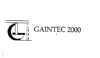 Imagen de GT2000 GAINTEC 2000