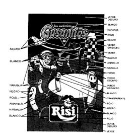 Imagen de LOS AUTENTICOS GUSANITOS DE RISI