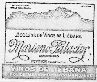 Imagen de BODEGAS DE VINOS DE LIEBANA, MARIANO PALACIOS