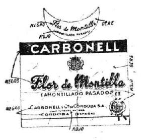 Imagen de FLOR DE MONTILLA (AMONTILLADO PASADO) CARBONELL FLOR DE MONTILLA (AMONTILLADO PASADO) CARBONELL Y CA. DE CORDOBA S.A. CASA FUNDADA EN 1866 CORDOBA (ESPAÑA)
