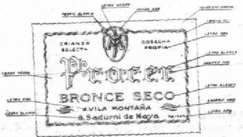 Imagen de PROCER BRONCE SECO S. SADURNI DE NOYA