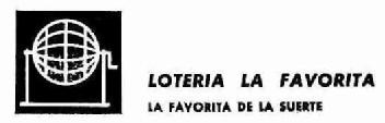 Imagen de LOTERIA LA FAVORITA LA FAVORITA DE LA SUERTE