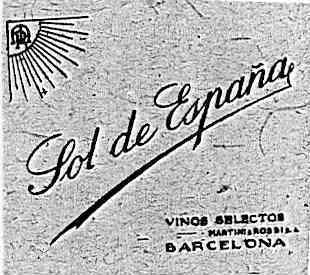 Imagen de SOL DE ESPAÑA VERMOUTH MARTINI & ROSSI, S.A. BARCELONA