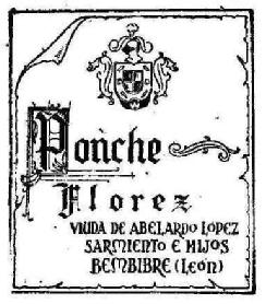 Imagen de PONCHE FLOREZ VIUDA DE ABELARDO LOPEZ SARMIENTO E HIJOS BEMBIBRE (LEON)