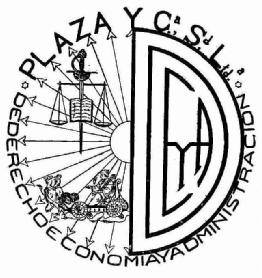 Imagen de PLAZA Y Cª., SD. LTDª. DE DERECHO ECONOMIA Y ADMINISTRACION DDEYA