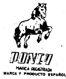 Imagen de PONEY MARCA REGISTRADA MARCA Y PRODUCTO ESPAÑOL