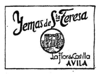 Imagen de YEMAS DE STA TERESA LA FLOR DE CASTILLA AVILA