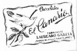 Imagen de CHOCOLATES EL CANARIO FABRICANTE LAUREANO GARCIA (BARCO DE AVILA)