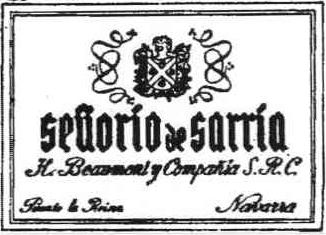 Imagen de SEÑORIO DE SARRIA H. BEAUMONT Y COMPAÑIA S.R.C. PUENTE LA REINA NAVARRA