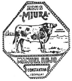 Imagen de ANIS MIURA MANUEL ROJO CONSTANTINA (SEVILLA) MARCA REGISTRADA
