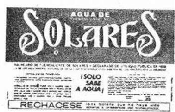 Imagen de AGUA DE FUENCALIENTE DE SOLARES