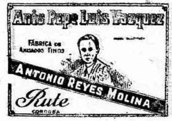 Imagen de ANIS PEPE LUIS VAZQUEZ ANTONIO REYES MOLINA RUTE