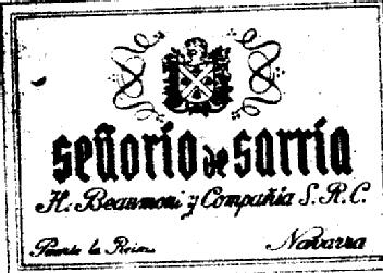 Imagen de SEÑORIO DE SARRIA H. BAUMONT Y COMPAÑIA S.R.C. PUENTE LA REINA NAVARRA