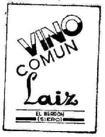 Imagen de VINO COMUN LAIZ EL BERRON (SIERO)