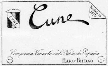 Imagen de CUNE COMPAÑIA VINICOLA DEL NORTE DE ESPAÑA HARO BILBAO