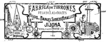 Imagen de FABRICA DE TURRONES PELADILLAS Y DULCES HIJOS DE MANUEL SIRVENT MIRALLES JIJONA