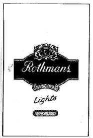 Imagen de R ROTHMANS LIGHTS