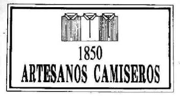 Imagen de 1850 ARTESANOS CAMISEROS