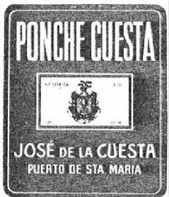 Imagen de PONCHE CUESTA JOSE DE LA CUESTA -PUERTO DE STA.MARIA-