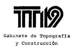Imagen de TT 19 GABINETE DE TOPOGRAFIA Y CONSTRUCCION