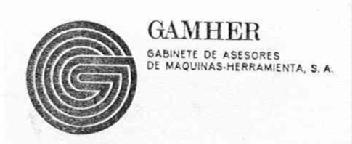 Imagen de GAMHER GABINETE DE ASESORES DE MAQUINAS-HERRAMIENTAS, S.A